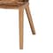 Baxton Studio Mario Modern Bohemian Natural Brown Finished Teak Wood and Rattan 2-Piece Dining Chair Set 232-2PC-13249-ZORO - alternate 5